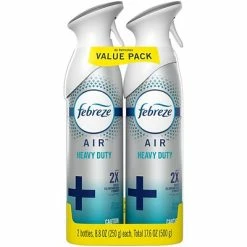 Deals 😍 Febreze Odor-Eliminating Heavy Duty Air Freshener With Crisp Clean Scent, 2 Count, 8.8 Oz (97806) 👏