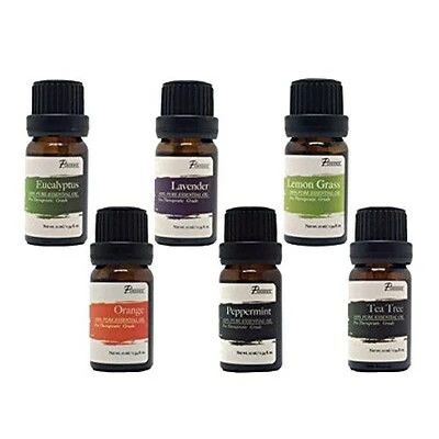 New ⌛ Air Freshener Pursonic® 6 Piece Pure Essential Aromatherapy Oils Gift Set (A06) 👍