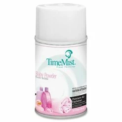 Brand new 👍 Air Freshener TimeMist Metered Dispenser Baby Powder Scent Refill, Aerosol, 6000 Ft³, 5.3 Fl Oz (0.2 Quart), Baby Powder, 30 Day, 1 Each 🔥