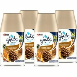 Best deal 🤩 Air Fresheners & Deodorizers Glade Air Freshener Automatic Spray Refill, Cashmere Woods Scent, 6.2 Oz., 4/Pack (320140) 🛒