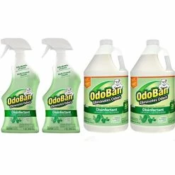 Budget โ Deodorizers ODOBAN Disinfectant Spray And Concentrate, Original Eucalyptus, 32 Fl. Oz./128 Fl. Oz., 4/Carton (91EUCPK-STP) ๐
