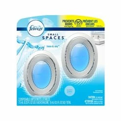 Deals 🎉 Febreze Small Spaces Solid Air Freshener, Linen & Sky, 0.25 Oz., 2/Pack (93326EA) ⭐