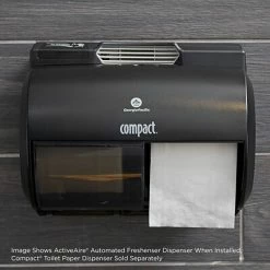 Flash Sale ⌛ Air Freshener Dispensers ActiveAire® Freshener Dispenser For Compact® Toilet Paper Dispenser By GP PRO, Black, 3.5"W X 2.125"D X 10.25"H (56761) 🥰
