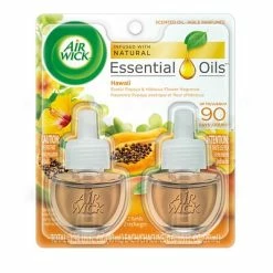 Discount π₯° Air Freshener Air Wick Scented Oils, Hawaii Exotic Papaya/Hibiscus Flower, 2/Pack (6233885175) π